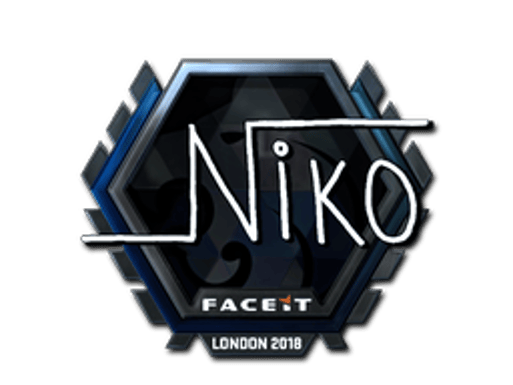 Sticker | niko (Foil) | London 2018