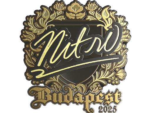 Sticker | nitr0 (Gold) | Budapest 2025