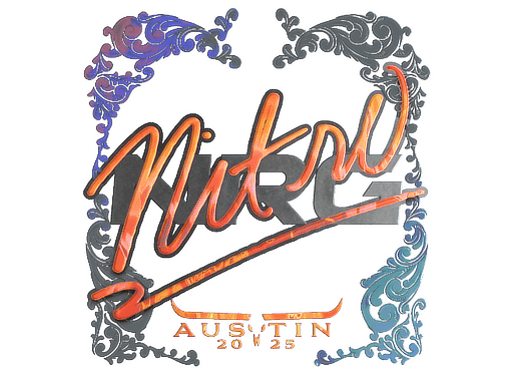 Sticker | nitr0 (Holo) | Austin 2025