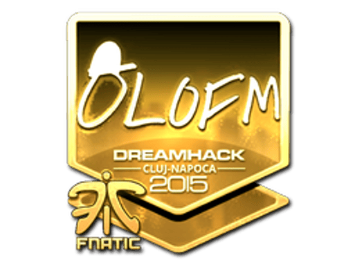 Sticker | olofmeister (Gold) | Cluj-Napoca 2015