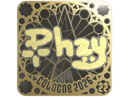 Sticker | phzy (Gold, Ranked) | Cologne 2026