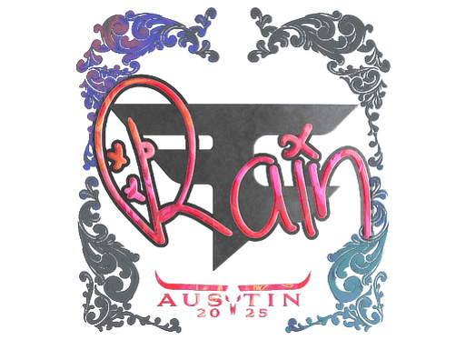 Sticker | rain (Holo) | Austin 2025