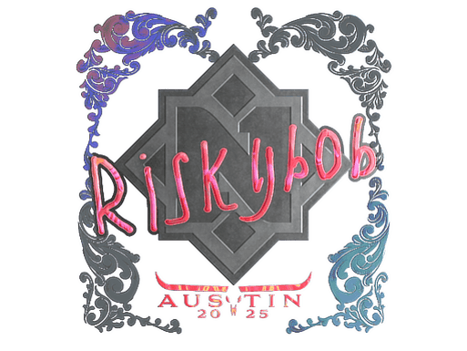 Sticker | riskyb0b (Holo) | Austin 2025