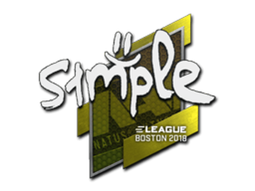 Sticker | s1mple | Boston 2018