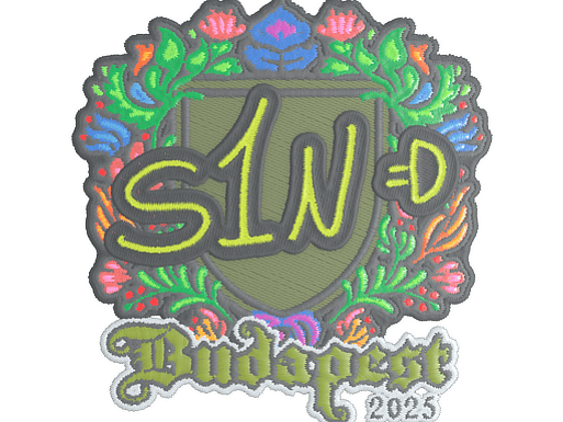 Sticker | s1n (Embroidered) | Budapest 2025