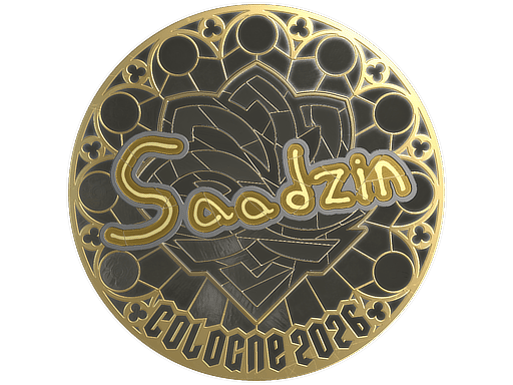 Sticker | saadzin (Gold) | Cologne 2026