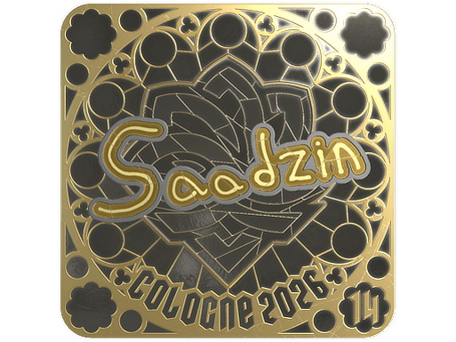 Sticker | saadzin (Gold, Ranked) | Cologne 2026