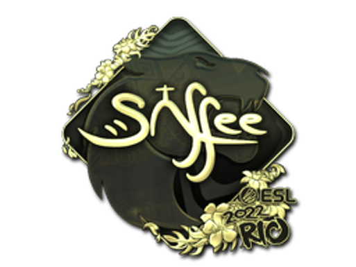 Sticker | saffee (Gold) | Rio 2022
