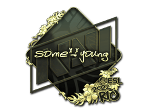Sticker | sdy (Gold) | Rio 2022