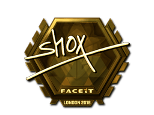 Sticker | shox (Gold) | London 2018