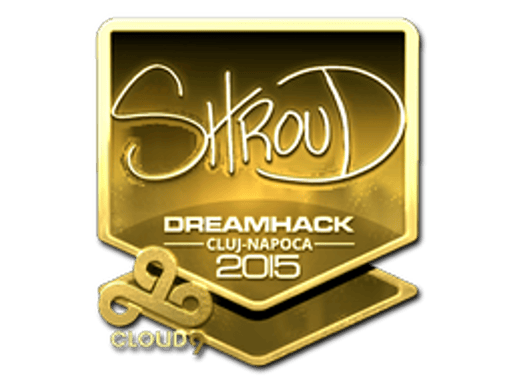Sticker | shroud (Gold) | Cluj-Napoca 2015