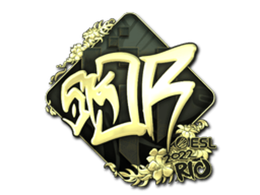 Sticker | sk0R (Gold) | Rio 2022
