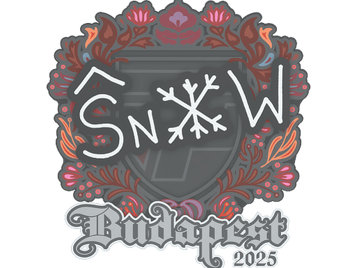 Sticker | snow | Budapest 2025
