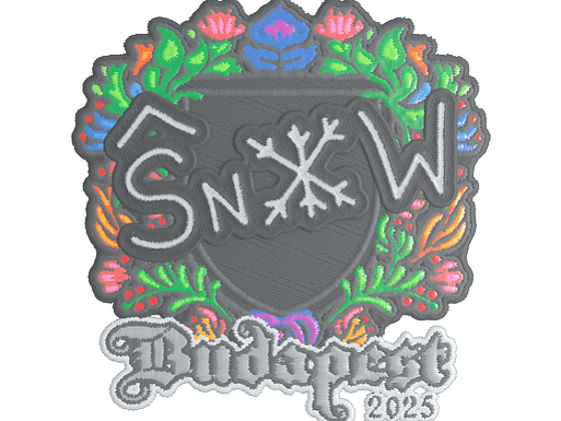 Sticker | snow (Embroidered) | Budapest 2025