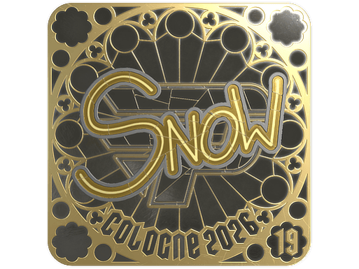 Sticker | snow (Gold, Ranked) | Cologne 2026