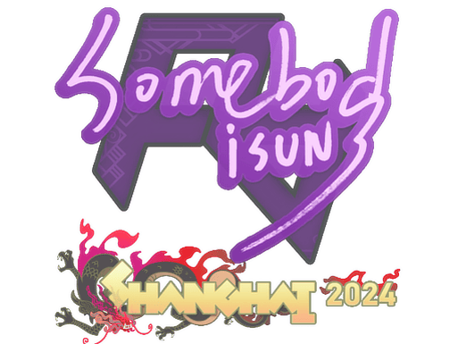 Sticker | somebody | Shanghai 2024