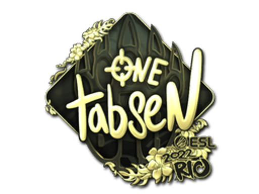 Sticker | tabseN (Gold) | Rio 2022