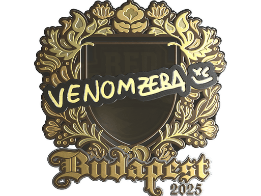 Sticker | venomzera (Gold) | Budapest 2025