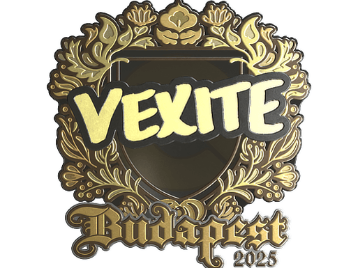Sticker | vexite (Gold) | Budapest 2025