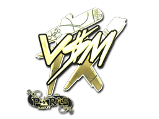 Sticker | v$m (Gold) | Paris 2023