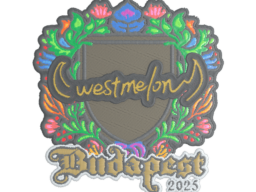 Sticker | westmelon (Embroidered) | Budapest 2025