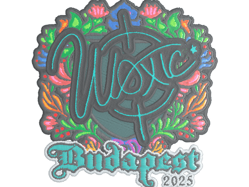 Sticker | woxic (Embroidered) | Budapest 2025