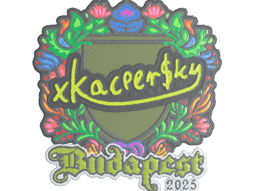 Sticker | xKacpersky (Embroidered) | Budapest 2025