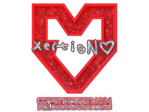 Sticker | xertioN (Glitter) | Copenhagen 2024
