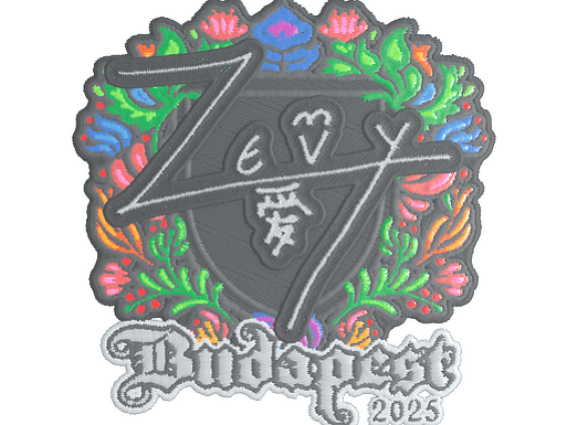 Sticker | zevy (Embroidered) | Budapest 2025