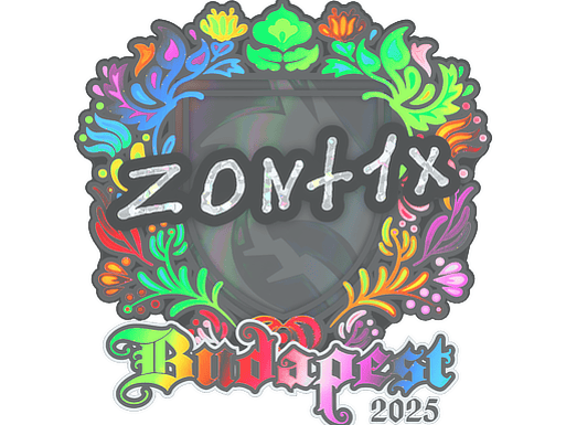 Sticker | zont1x (Holo) | Budapest 2025