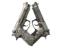 Dual Berettas | Silver Pour (Field-Tested)
