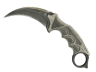 ★ Karambit | Black Laminate (Battle-Scarred)
