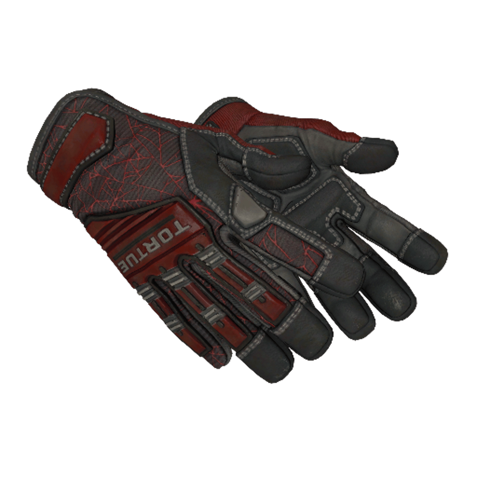 ★ Specialist Gloves | Crimson Web (Minimal Wear)