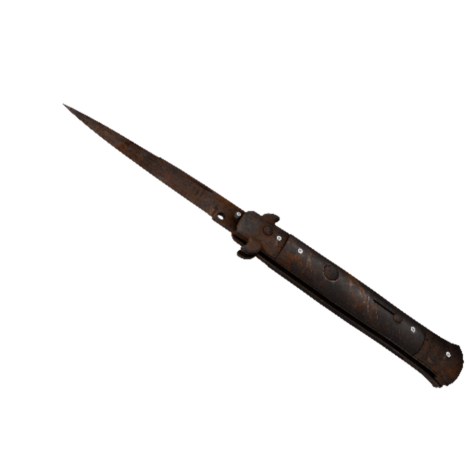 ★ Stiletto Knife | Rust Coat (Battle-Scarred)