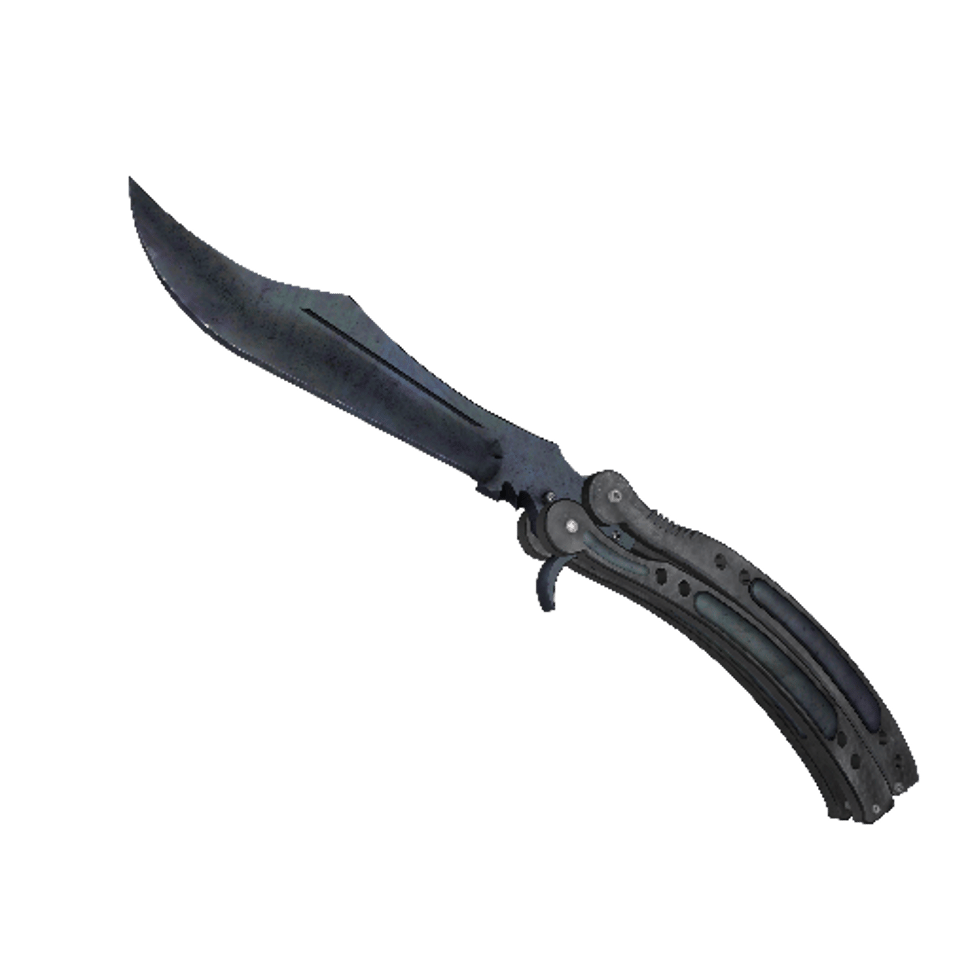 ★ Butterfly Knife | Blue Steel (Factory New)