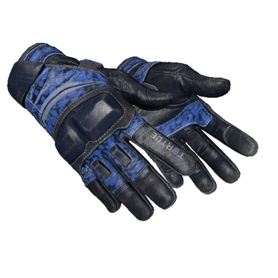 ★ Moto Gloves | Polygon (Well-Worn)
