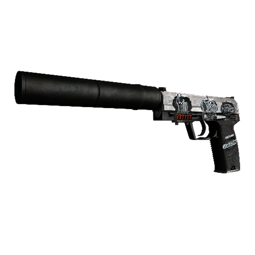 StatTrak™ USP-S | Stainless (Battle-Scarred)