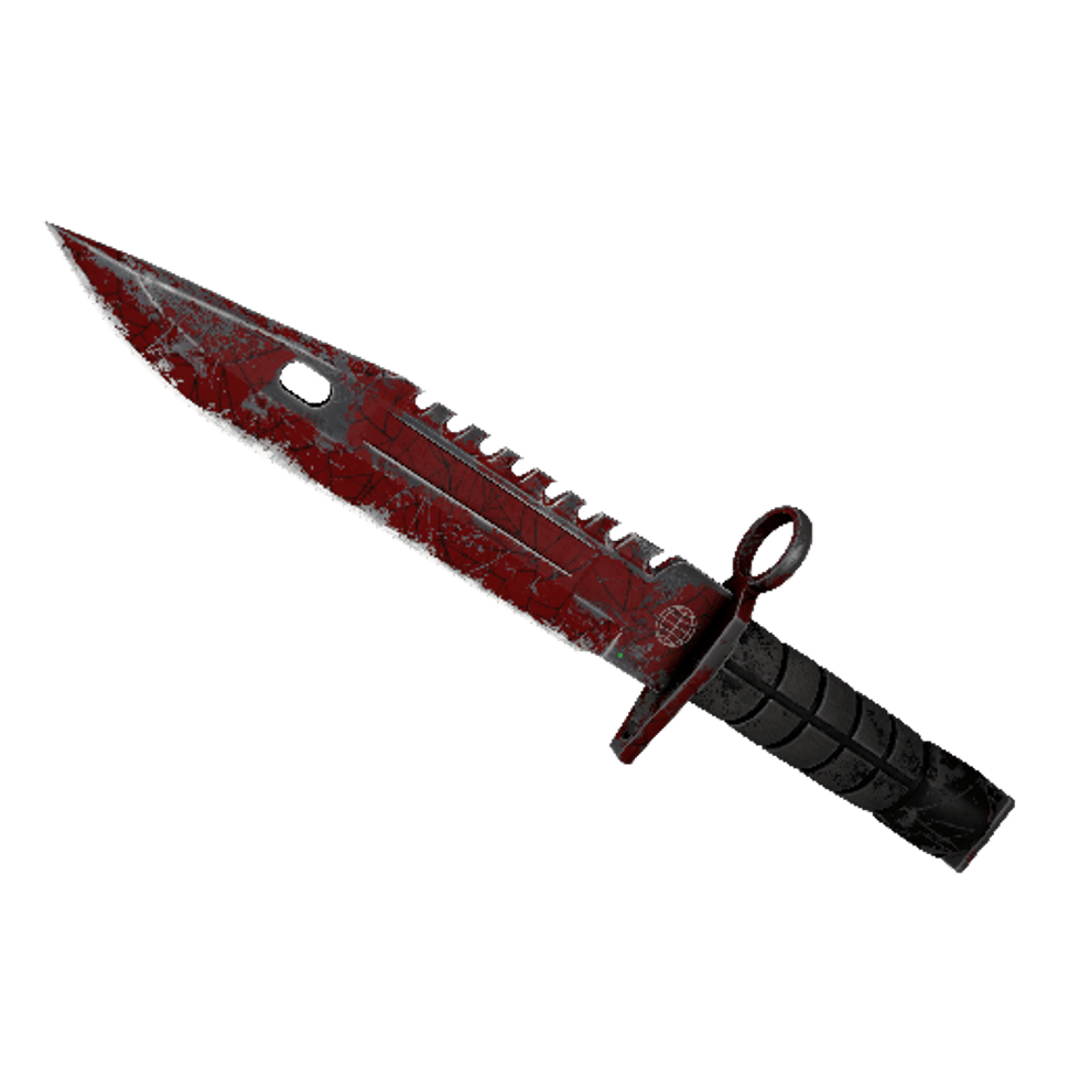 ★ M9 Bayonet | Crimson Web (Well-Worn)