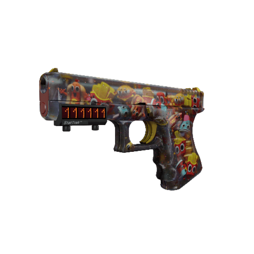 StatTrak™ Glock-18 | Snack Attack (Field-Tested)