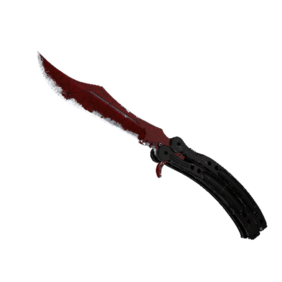 ★ Butterfly Knife | Crimson Web (Field-Tested)