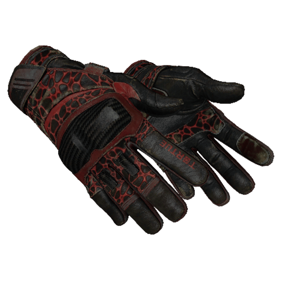 ★ Moto Gloves | Blood Pressure (Well-Worn)