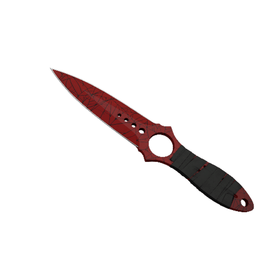 ★ Skeleton Knife | Crimson Web (Minimal Wear)