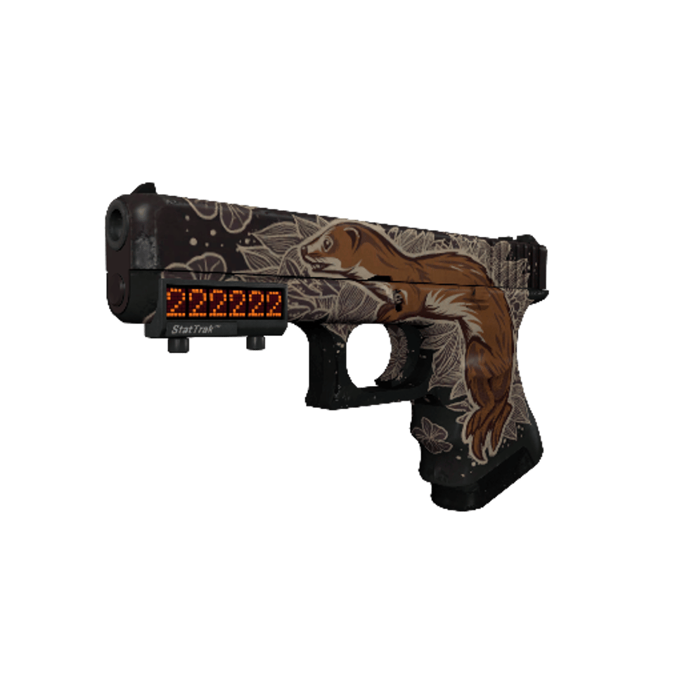 StatTrak™ Glock-18 | Weasel (Well-Worn)