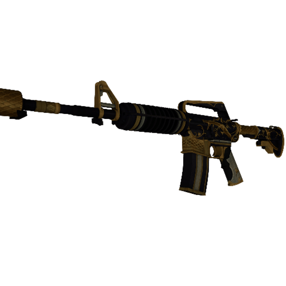 M4A1-S | Golden Coil (Well-Worn)