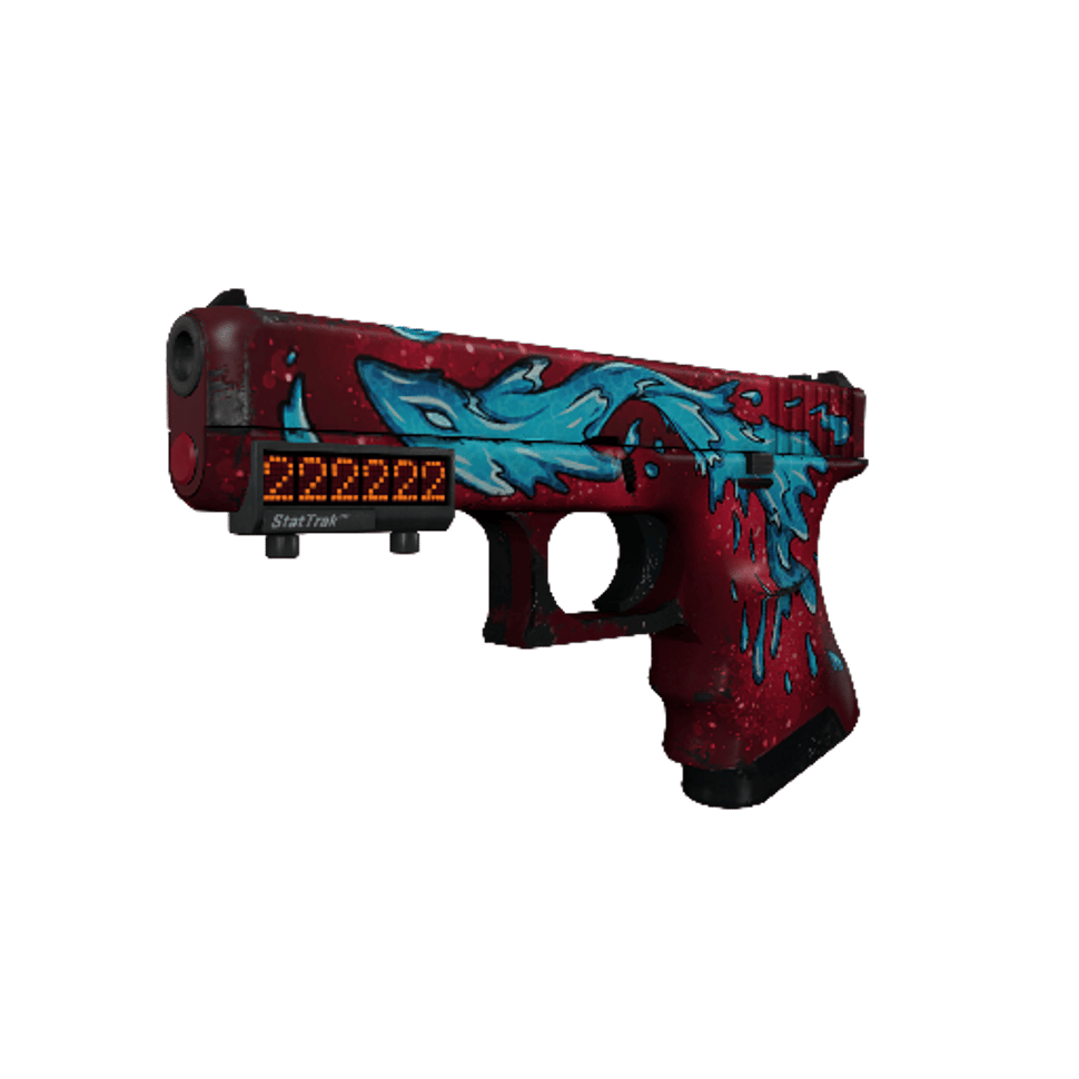 StatTrak™ Glock-18 | Water Elemental (Field-Tested)