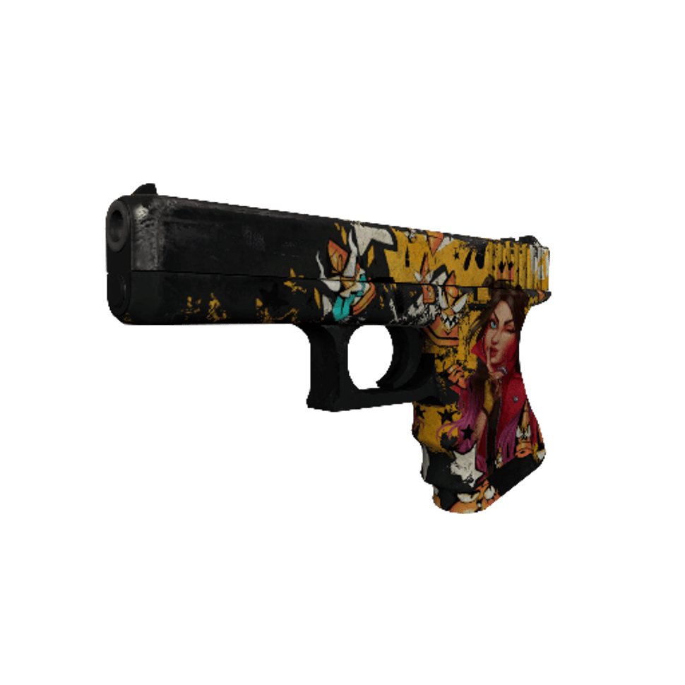 Glock-18 | Bullet Queen (Battle-Scarred)