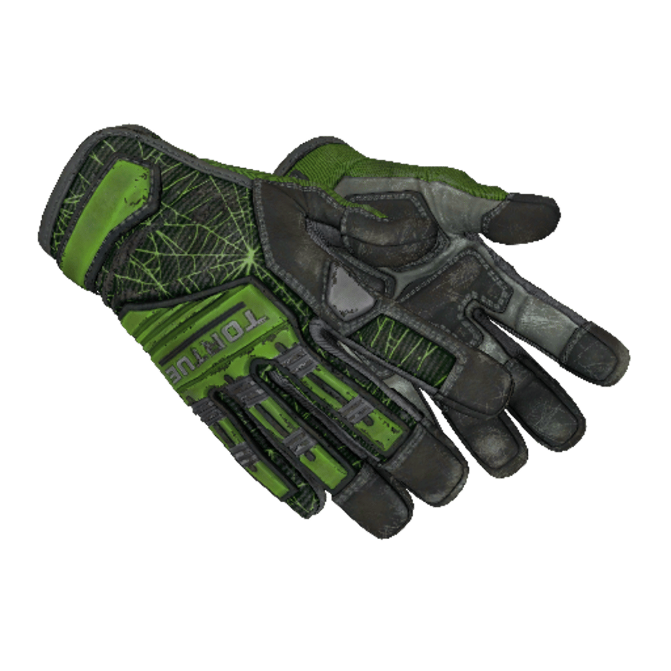 ★ Specialist Gloves | Emerald Web (Well-Worn)