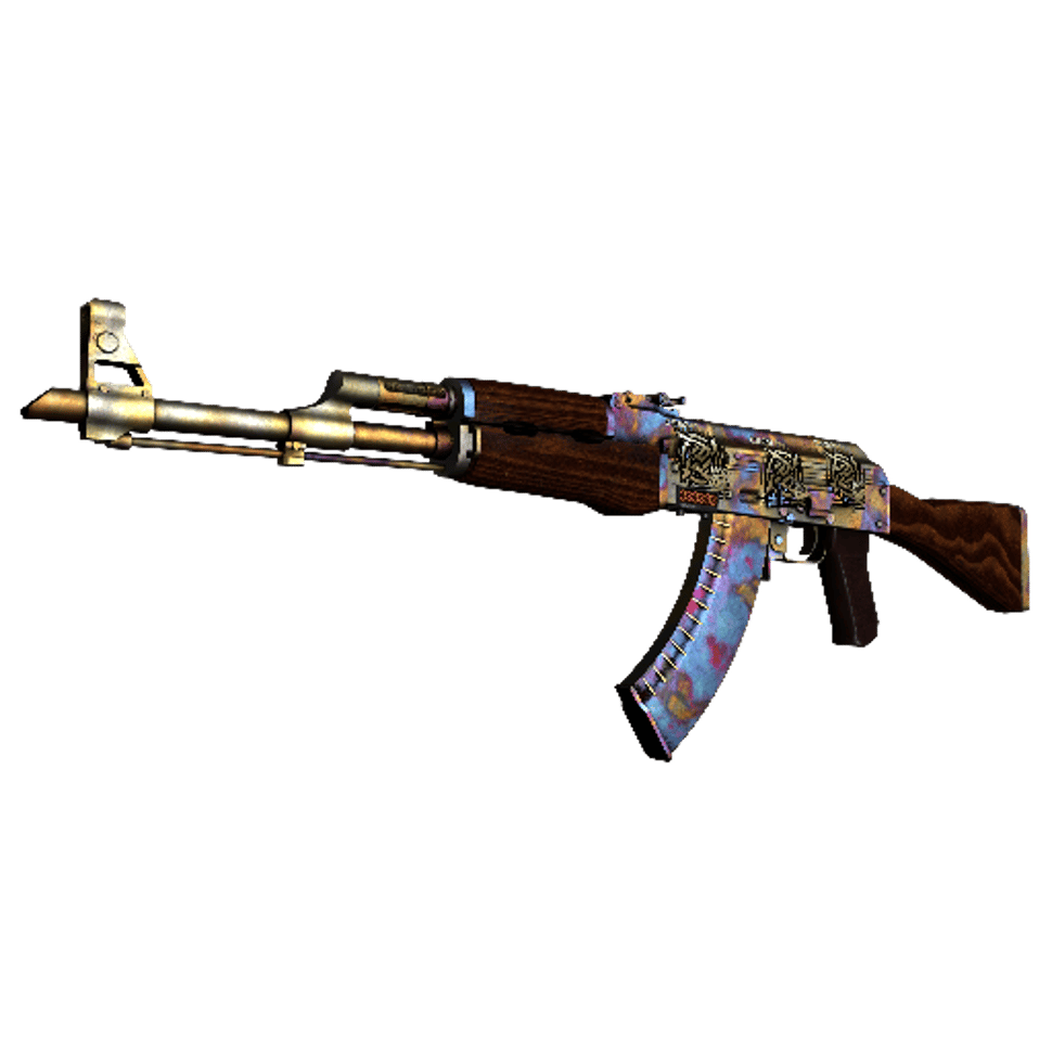 StatTrak™ AK-47 | Case Hardened (Well-Worn)