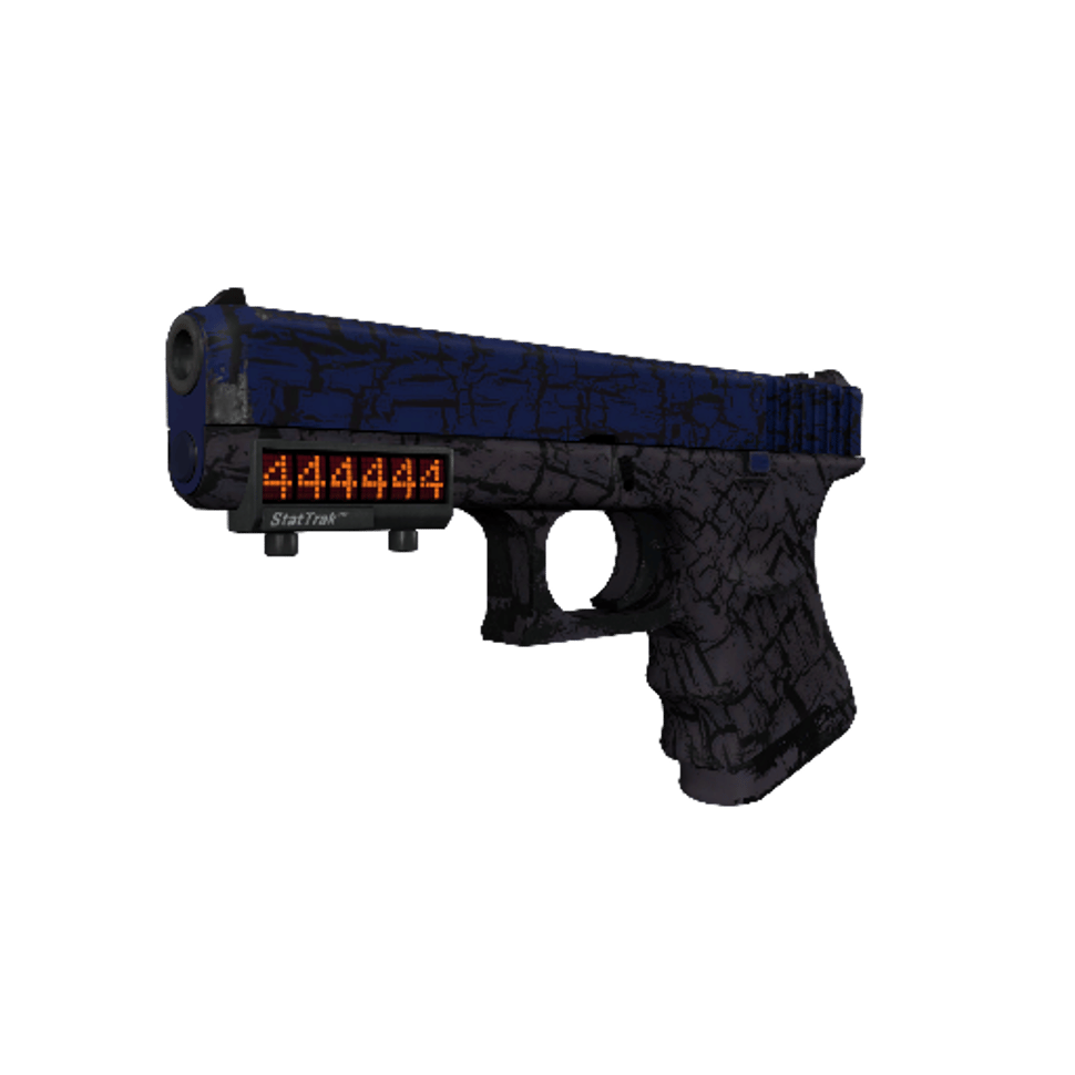 StatTrak™ Glock-18 | Blue Fissure (Field-Tested)