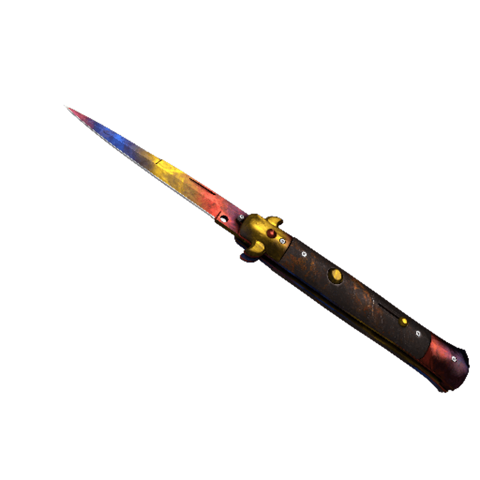 ★ Stiletto Knife | Marble Fade (Minimal Wear)